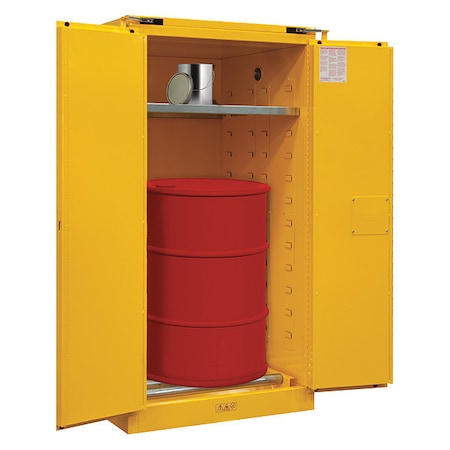HazmatStorageCabinet,Yellow,Steel