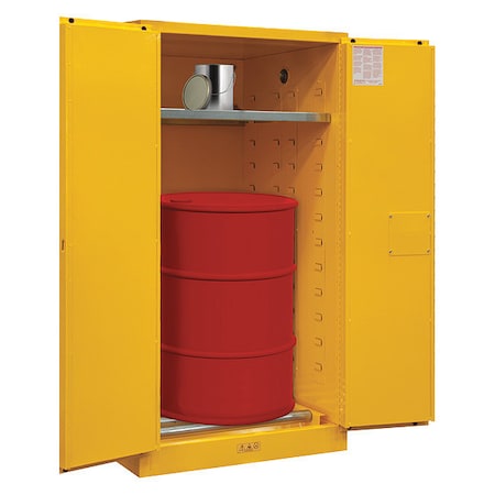 HazmatStorageCabinet,Yellow,Steel
