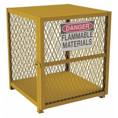 Gas Cylinder Cabinet,34-7/8" Hx30-1/8" W