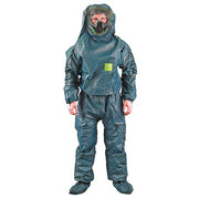 Hooded Coveralls,Knit Cuff,4XL,Green
