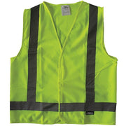 Safety Vest,Yellow/Green,L,Hook-and-Loop