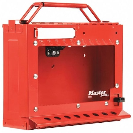 Group Lockout Box,6-7/8" H x 8-3/8" W