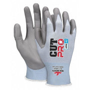 Cut-Resistant Coated Gloves, Cut Level A2 ,Dipped ,Polyurethane ,Smooth ,2XL 12 PK