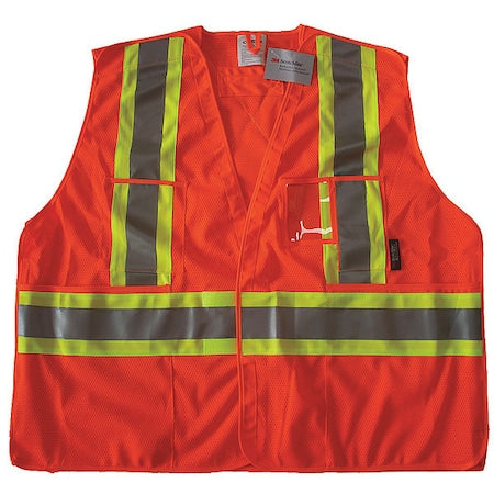 Safety Vest,Orange/Red,2XL/3XL