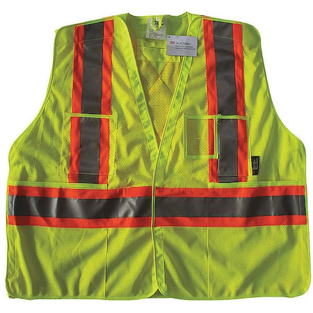Safety Vest,Yellow/Green,2XL/3XL