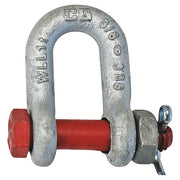 Shackle,1/4" Body Sz,Galvanized