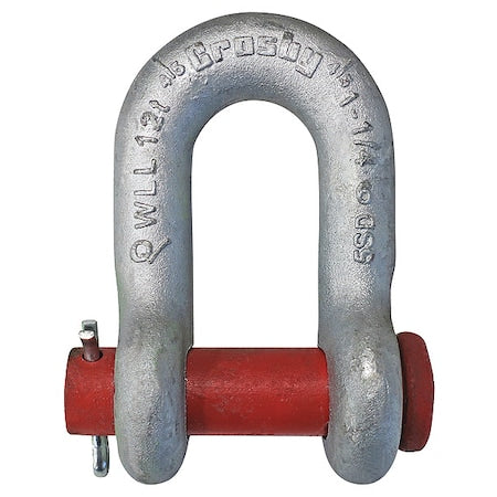 Shackle,1-1/4" Body Sz,Galvanized