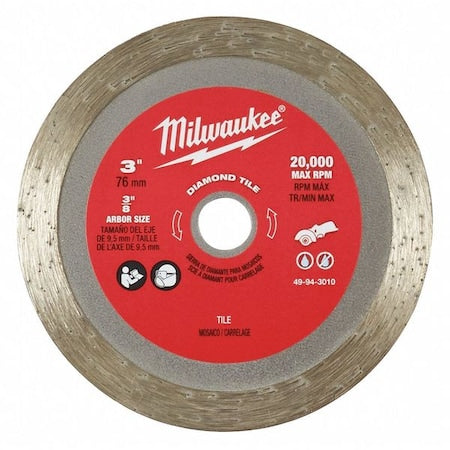 3" Diamond Tile Blade