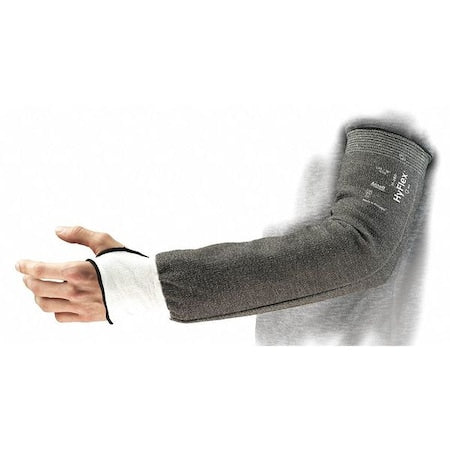 Hyflex Cut-Resistant Sleeve, Cut Level A3, Sleeve with Thumbhole, 22 in L, Gray, Large