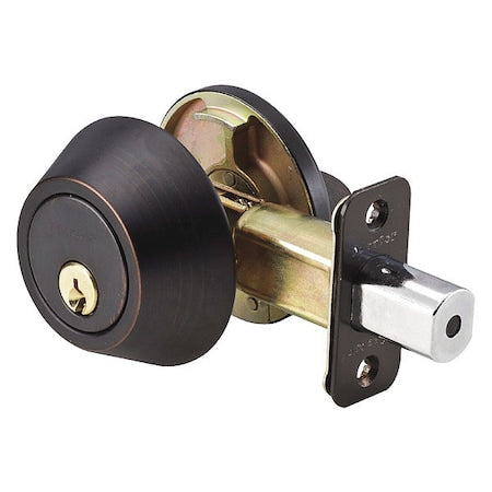 Deadbolt,Aged Bronze,Single Cylinder