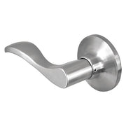 Lever Lockset,Satin Nickel,Wave Style
