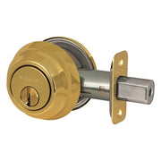 Deadbolt,Polished Brass,Single Cylinder