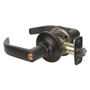Lever Lockset,Aged Bronze,Return Style
