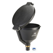 Drum Funnel,10 gal. Flow Capacity,Black