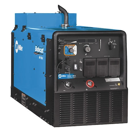Engine-Driven Welder, Bobcat 200 Air Pak Diesel Series, Electric Start, 19 hp, Diesel, 8,000 W Peak