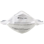 Disposable Respirator, N95, Flat-Fold, Single, Adjustable, Metal Nose Clip, M