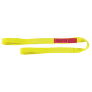 Web Sling, Type 3, 6 ft L, 1 in W, Nylon, Yellow