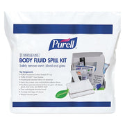 Spill Kit, 1 gal Volume Absorbed per Kit, 2 gal Capacity, Bag, White, 11
