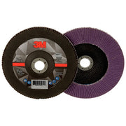 Flap Disc,7 in Dia, 7/8 in Arbor,80 Grit