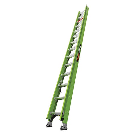 28 ft Fiberglass Extension Ladder, 300 lb Load Capacity