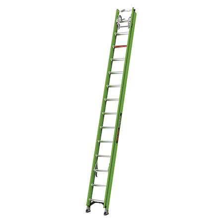 28 ft Fiberglass Extension Ladder, 375 lb Load Capacity