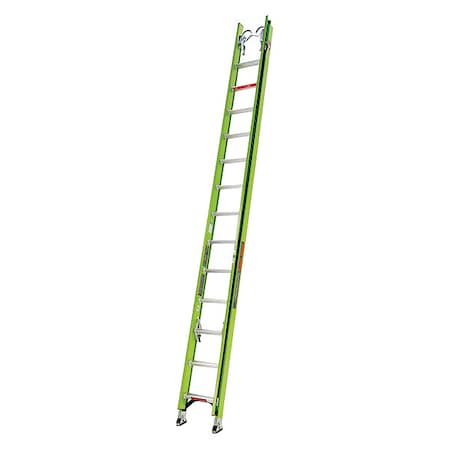 28 ft Fiberglass Extension Ladder, 300 lb Load Capacity
