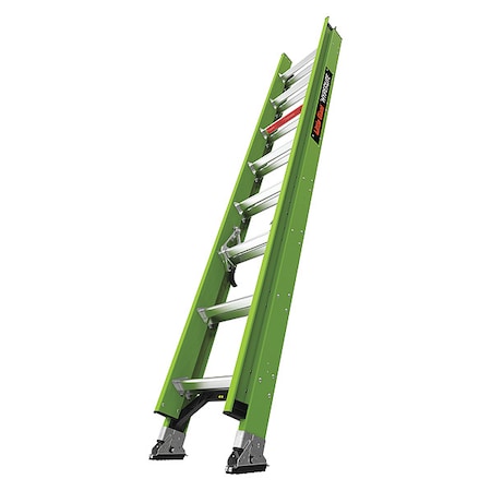 16 ft Fiberglass Extension Ladder, 300 lb Load Capacity
