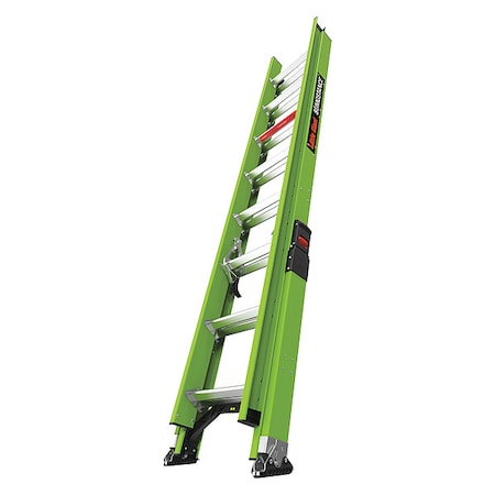 16 ft Fiberglass Extension Ladder, 300 lb Load Capacity