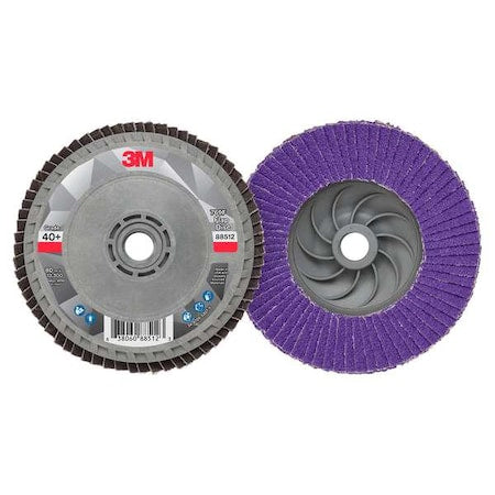 Flap Disc, 4 1/2 in Dia, 5/8 in Arbor