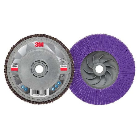 Flap Disc, 4 1/2 in Dia, 5/8 in Arbor