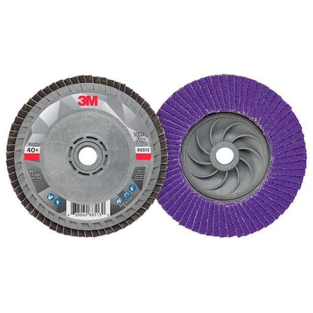 Flap Disc, 4 1/2 in Dia, 5/8 in Arbor