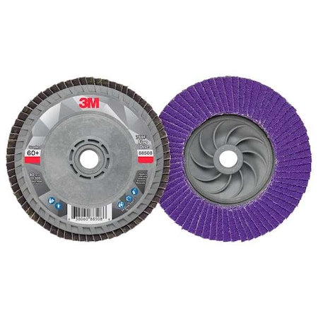Flap Disc, 4 1/2 in Dia, 5/8 in Arbor