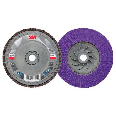 Flap Disc, 4 1/2 in Dia, 5/8 in Arbor