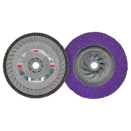 Flap Disc,5 in Dia, 5/8 in Arbor,60 Grit