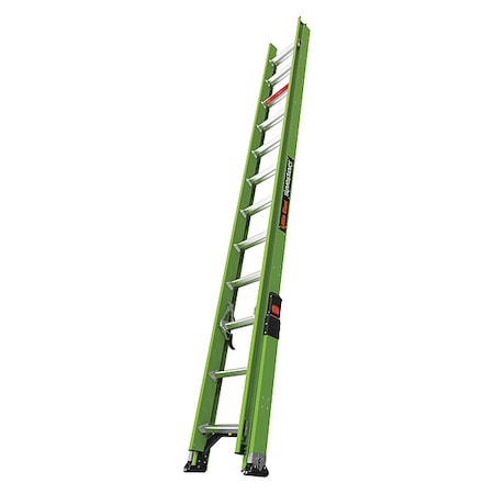 24 ft Fiberglass Extension Ladder, 300 lb Load Capacity