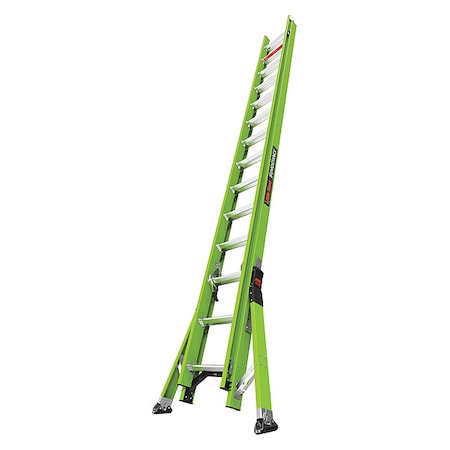 28 ft Fiberglass Extension Ladder, 300 lb. Load Capacity