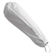 Protective Sleeves, 18 in Length, Not Applicable Thick, Sewn Seam, White, 50 PK