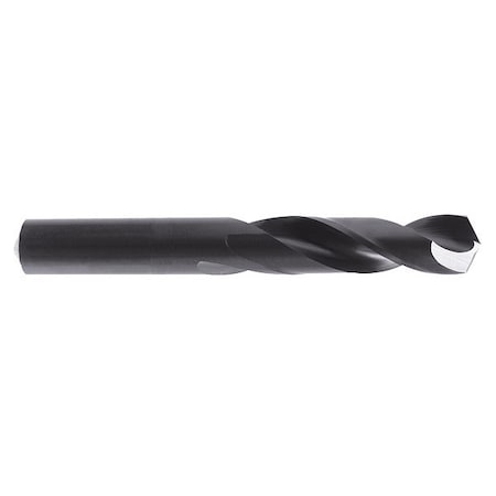 Screw Machine Drill Bit, 3/32 in Size, 135  Degrees Point Angle, High Speed Steel, Spiral Flute