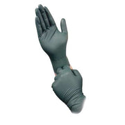 DFK-608, Disposable Gloves, 8.00 to 8.99 mil Palm, Nitrile, Powder-Free, S (7), 50 PK, Green
