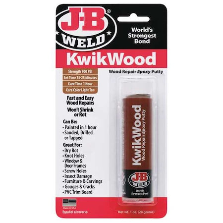 Putty, Stick, KwikWood, Brown