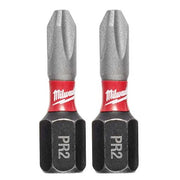 SHOCKWAVE 1 in Phillips No. 2 Drywall Impact Reduced Diameter Power Bit, 2-Piece Pack