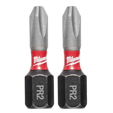 SHOCKWAVE 1 in Phillips No. 2 Drywall Impact Reduced Diameter Power Bit, 2-Piece Pack