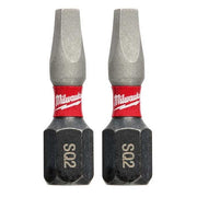 SHOCKWAVE Impact Square Recess No. 2 Insert Bits (2 PK)