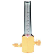 Flowmeter, Argon, Carbon Dioxide, Helium, Single Stage, 5/8"-18 Inlet, 5/8"-18 Outlet, 50 psi