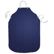 Bib Apron, Urethane, Nylon, Blue, 48 in, Universal