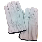 Electrical-Insulating Glove Protectors, Cowhide, 10" Length, White, Size 11
