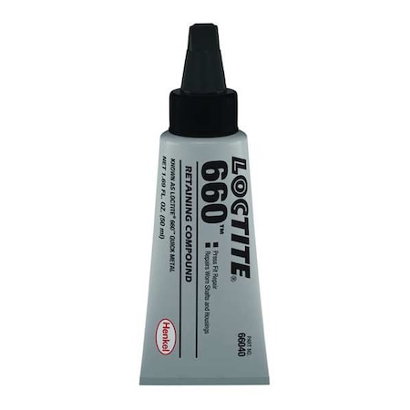 Retaining Compound 660, 1.7 fl oz, Tube, Silver