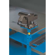 Vise and Vise Mount,7W x 14D x 12H,Gray