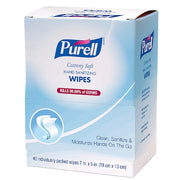 Cottony Soft Hand Sanitizing Wipes, 40 Packets, Display Box
