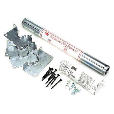 Sleeve Kit,12 In.L,1 In.D,Steel